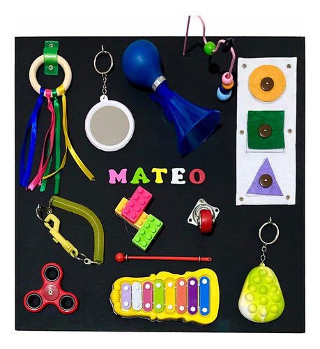 Tablero Sensorial Para Bebes 0