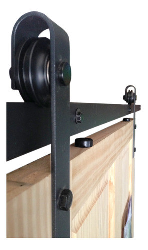 Sistema Completo Para Puerta Corrediza Granero Riel 2mts 0
