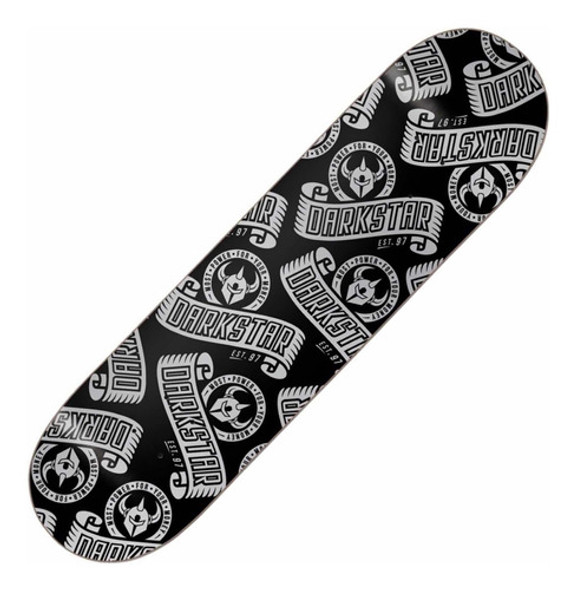 Tabla Skate Darkstar Arc Rhm ¡profesional! 8.25 Negra Silver 0