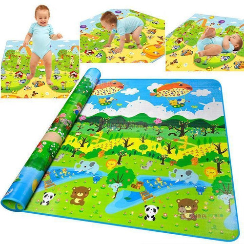 Espesor Bebé Gateando Mat Arrastrándose Pad Juegos Bosque Ma 0