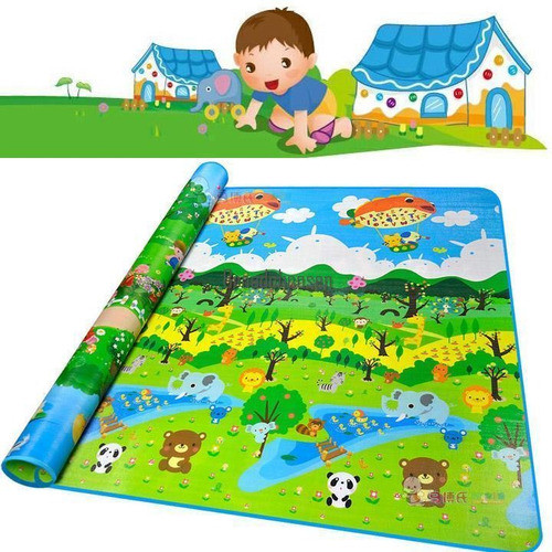 Espesor Bebé Gateando Mat Arrastrándose Pad Juegos Bosque Ma 1