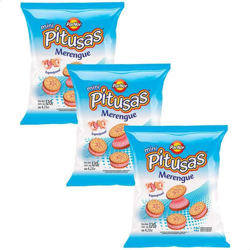 Galletitas Pitusas Merengue Esponjosas Dulces - Pack X3 1