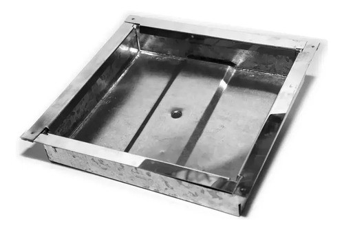 Tapa Camara Septica Chapa Galvanizada 50 X 50 Con Marco 1