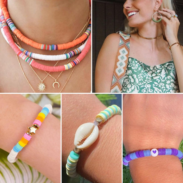 Pulseras De Arcilla Con 24 Colores Para Niñas De 6-1 1