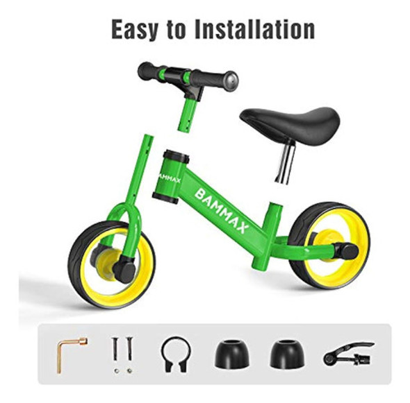 Bammax Baby Balance Bike, Bicicleta De 1