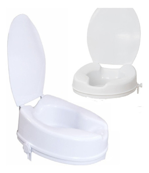 Asiento Elevador Inodoro Con Tapa Sobre Water Soporta 130kg. 0
