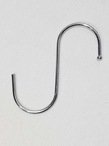 Gancho S  9 Cm Cromado 20  Barral Cabeza Redonda Multiuso 0
