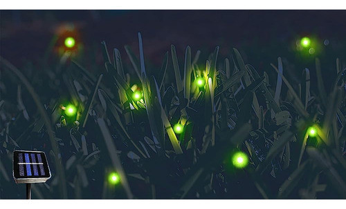 Wskvlcg Solar Powered Firefly Lights, 18 Led Fairy Automated 0