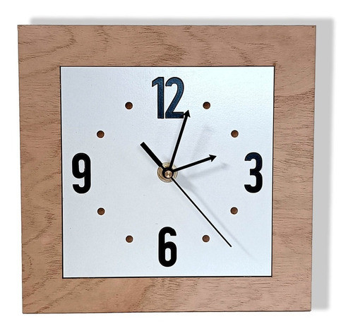 Reloj Escritorio, Mesa, En Madera, Parma, Somos Fabricantes 0