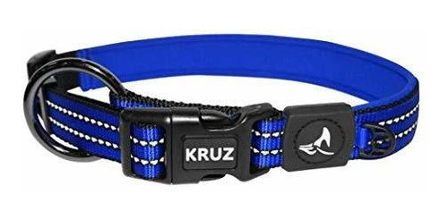 Kruz Pet Heavy Duty O-ring Collar Acolchado De Neopreno Suav 0