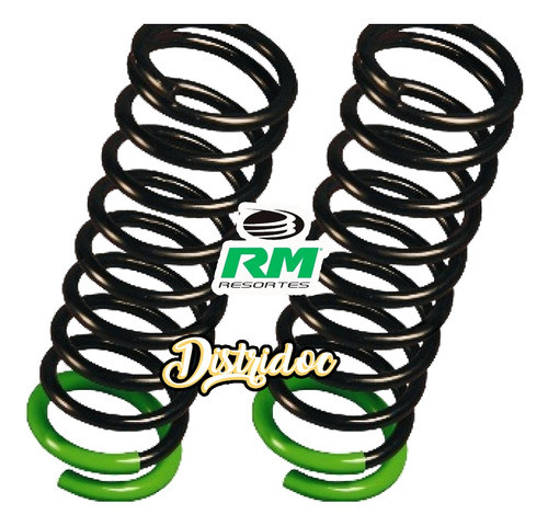 Kit X2 Espirales Rm Traseros Reforzados Gnc Palio Novo / 326 1