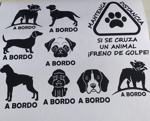 Adhesivo Forma De Mascotas Para Auto 0