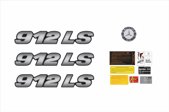 Kit Adesivo Resinado Emblema Mercedes Benz 912 Ls 0