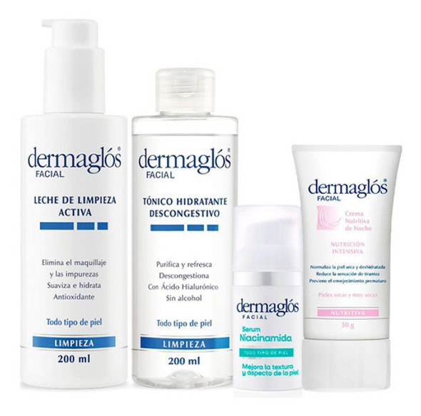 Dermaglós Rutina Facial Para Piel Seca Sérum Niacinamida 0