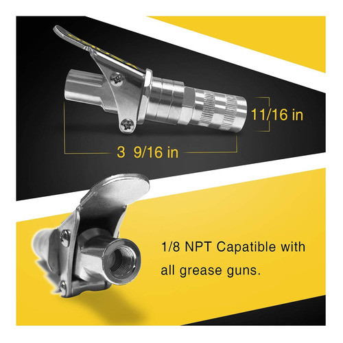 Azuno Acoplador De Pistola De Grasa, 2ª Generación A 12.000 1