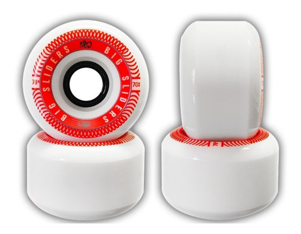 Roda Cuei 70mm 78a Big Sliders + Reds + Chave T 1