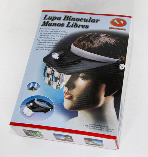 Lupa Visera  Vincha Luz Led Set 1,2x 1,8x 2,5x 3x Jahro Htec 1