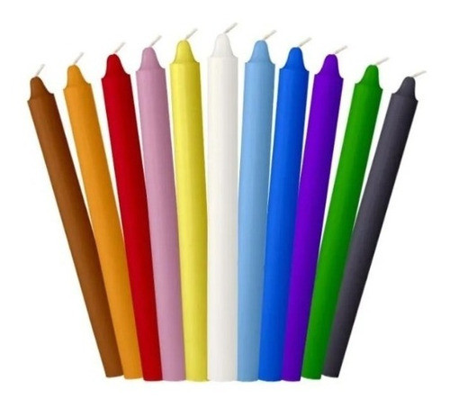 Velas Lisas 50 Unidades Mismo Color 0