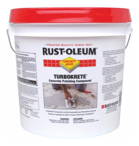 Mortero Epoxi Rápido Rust Oleum Parche Bache  8 Kg Turbokret 0