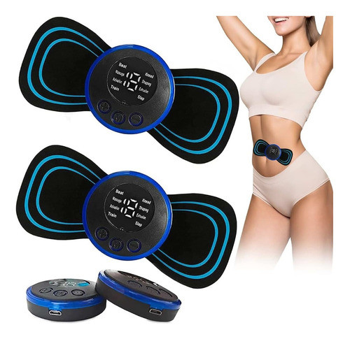 Kit 2 Massageador Portátil Recarregável Dor Pescoço Coluna 0