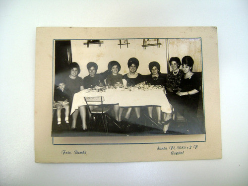 Antigua Foto Bambi Despedida De Solteras Amigas 1960 Boedo 0