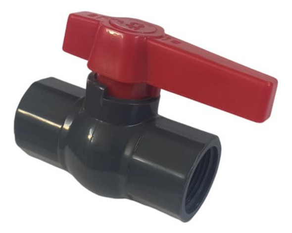 Llave De Paso Valvula Esferica Pvc Plastica 1 Pulgada X6u 1
