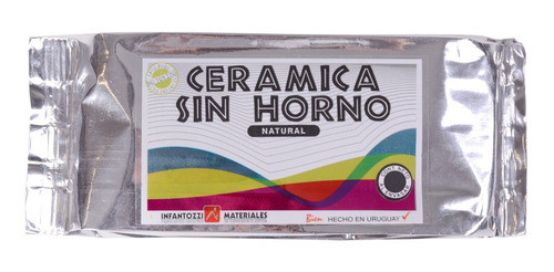 Cerámica Sin Horno Infantozzi 500 G Gris Natural - Mosca 1