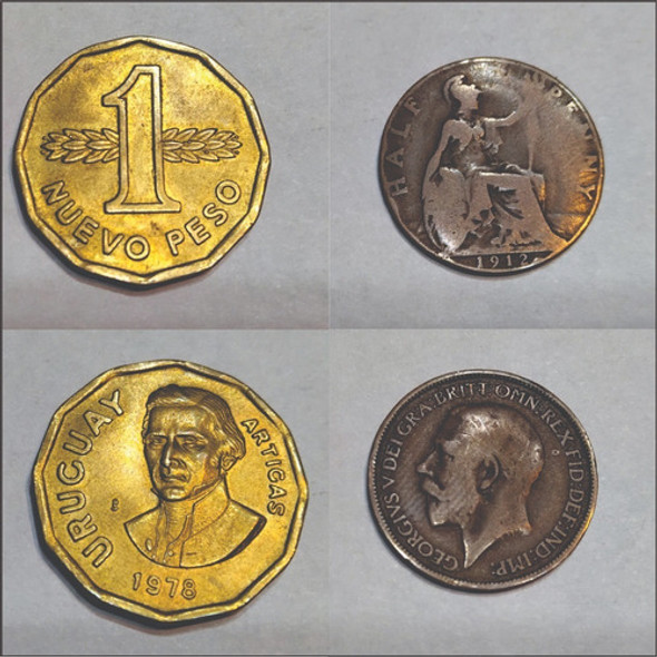 Lote De 55 Monedas Antiguas ( Leer Descripción ) 1