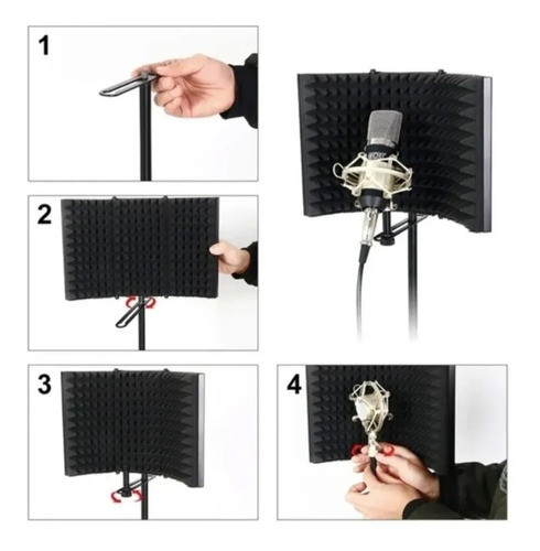 Panel Acustica Aislante Estudio De Grabacion Bisagra + Funda 1