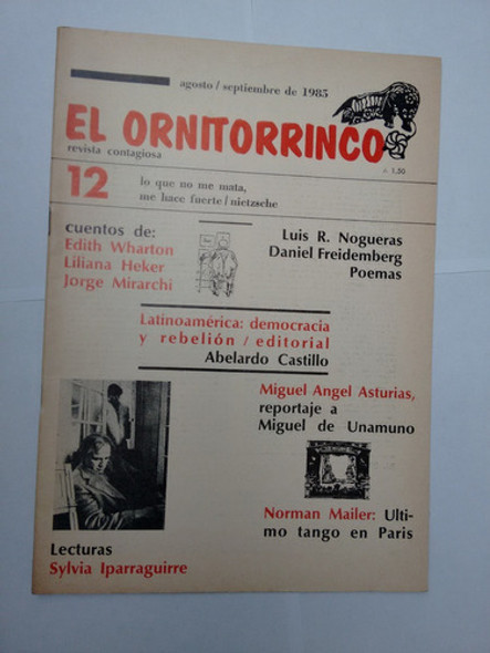 El Ornitorrinco Nº 12 Año 1985 0