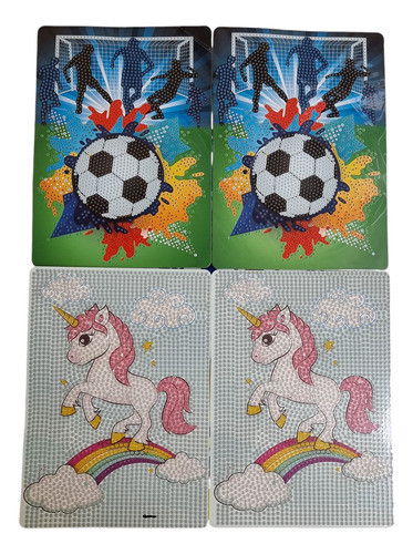 Kit Pintura De Diamante Stitch Spiderman Set Arte X8 Blister 1