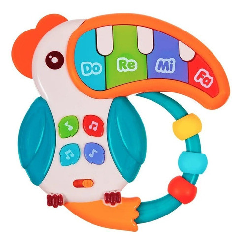 Tucano Atividades Buba Musical Teclado Luz Mordedor Infantil 0