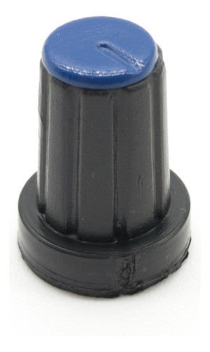 2 Perillas Potenciometro Azul 15mm X 20mm Eje Estriado 0