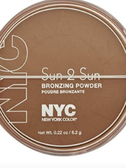 Nyc, Sun 2 Sun, Tonalizador En Polvo, Color Bronce,imp.usa 0