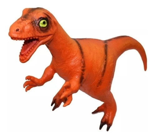 2 Dinosaurios Goma Resistente Juguete Muy Grande Combo X 2u 1