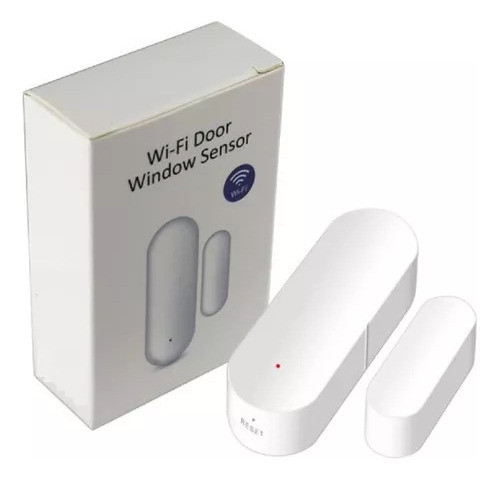 Sensor Mágnetico Wifi App Independiente Blanco Tuya Smart 0