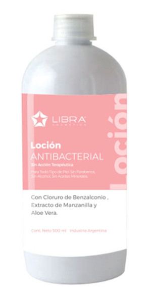 Locion Higienica 500ml Antibacterial Libra 0