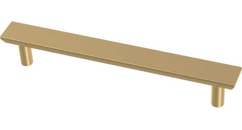 10 Tiradores - Dorado Niquelado De 128 Mm 0