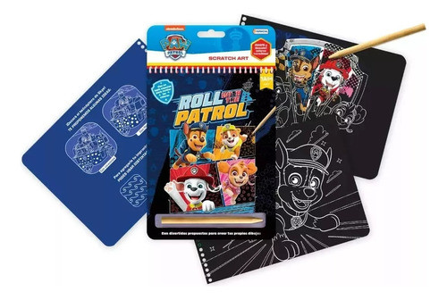 Scratch Wow Tapimovil Lápiz Mágico Colorear Paw Patrol 9909 0