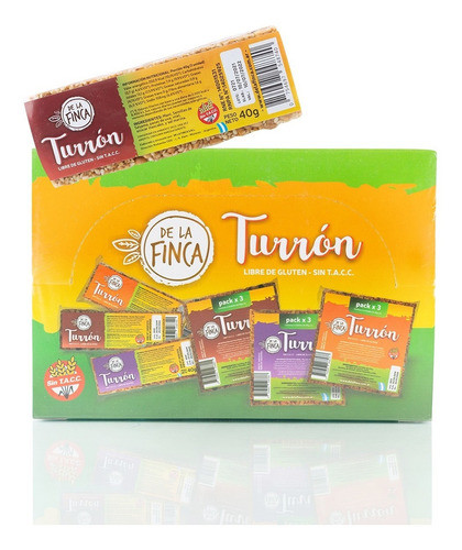 Turrón De Semillas De La Finca X 20u - Sin Tacc - Sésamo 0