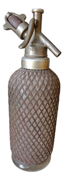 Antiguo Sifon Con Malla Metalica, Completo 0