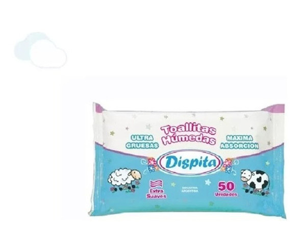 Toallitas Húmedas Ultra Gruesas Para Bebe X 100 Unid Dispita 0