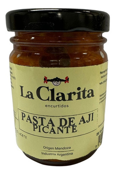 Pasta De Ají Picante X90g- La Clarita- Sin Tacc 1