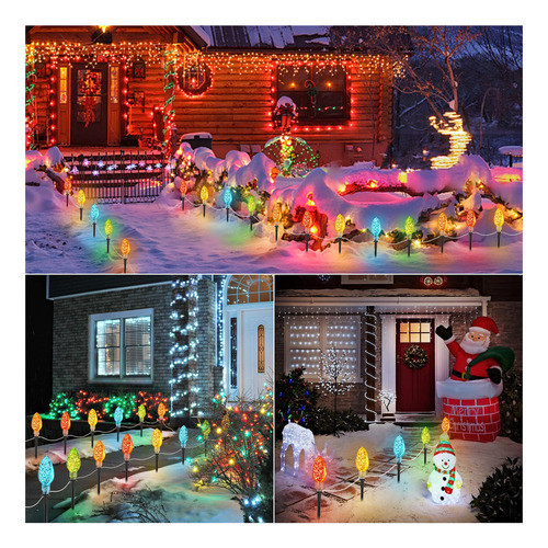 Brizled Luces De Camino De Navidad, Luces Gigantes C9 Para E 1