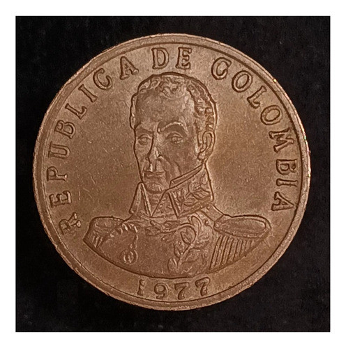 Colombia 2 Pesos 1977 Excelente Km 263 Bolívar 1