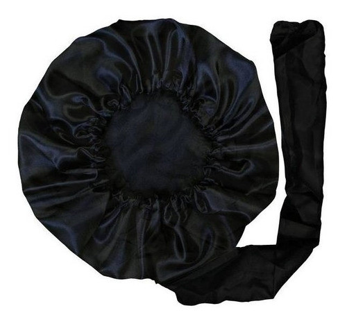 Touca Difusora De Cetim Seca Cabelo Preta 0