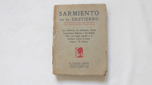 Sarmiento En El Destierro, Armando Donoso 0