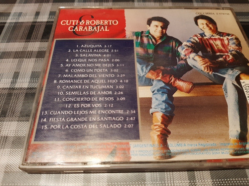 Cuti Y Roberto  Carabajal - Azuquita - Cd Original 1