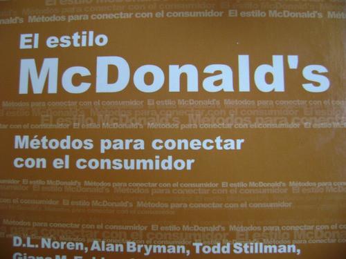 Grandes Casos Empresariales. Estilo Mc Donalds, C/nvo! 0