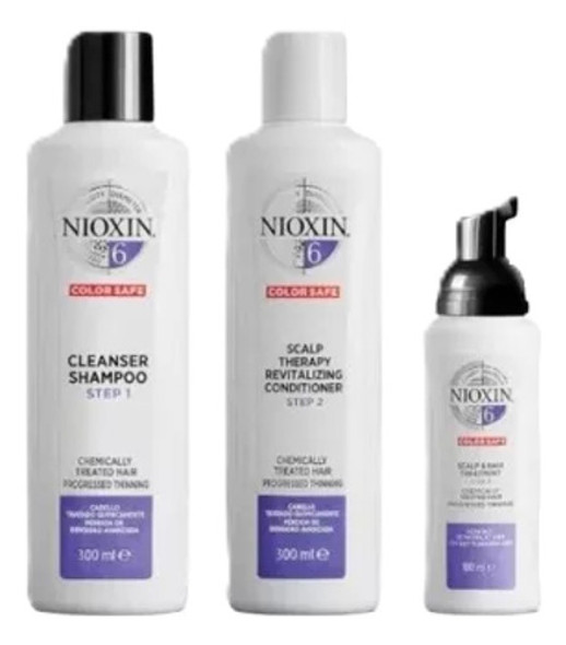 Nioxin Sistema N° 6 300 Ml Caída Del Cabello 0 Nioxin Sistema N° 6 300 Ml Caída Del Cabello 0